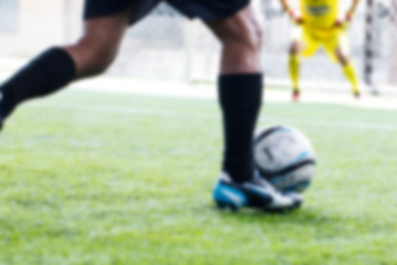 Soccer ball player action