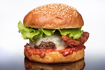 Burger With Vegetables
