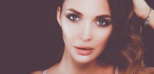 Fototapeta premium portrait of beautiful delicate woman