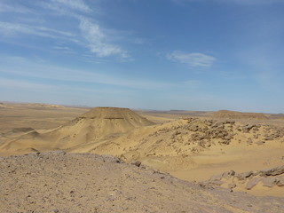Fototapeta na wymiar サハラ砂漠の風景