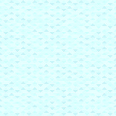 Fototapeta premium Cyan triangle pattern. Seamless vector