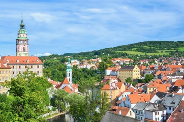 Charming Village of Cesky Krumlov in the Czech Republic