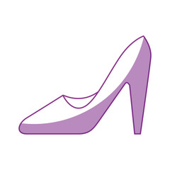 High heel shoes icon vector illustration graphic design