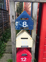 Fototapeta premium Three Letterboxes