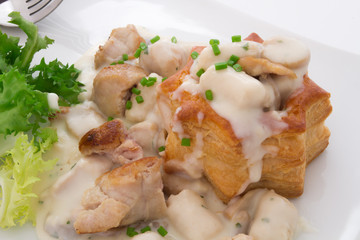 feuilleté au ris de veau