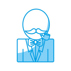 man with mustache icon