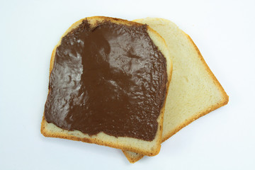 pain brioché et pâte à tartiner
