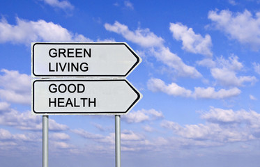 Road signs to good health and green living