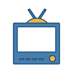 retro television icon