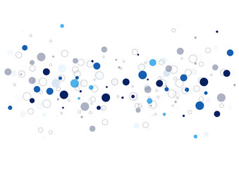 Fototapeta na wymiar Bubbles circle dots blue bright connection background. Vector illustration