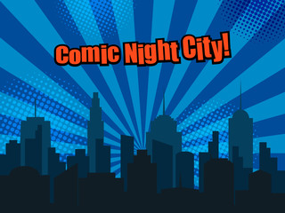 Naklejka premium Colorful comic page template