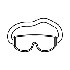 snorkel equipment icon