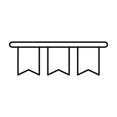 decorative pennants icon