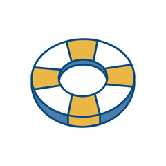 Fototapeta premium safety float icon