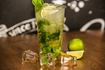 Refreshing ice drink prepared from fresh fruit.