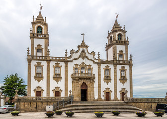 View at the church of Misericordia in Viseu - Portugal - obrazy, fototapety, plakaty