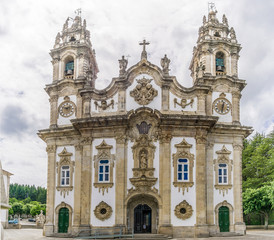 View at the Sanctuary of Our Lady of Remedios in Lamego ,Portugal