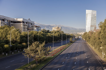 Obraz premium City landscape, carriageway
