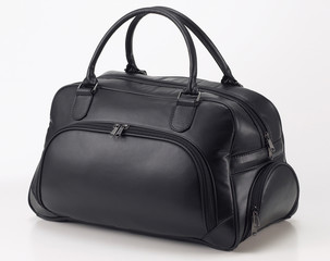 Leather travel bag