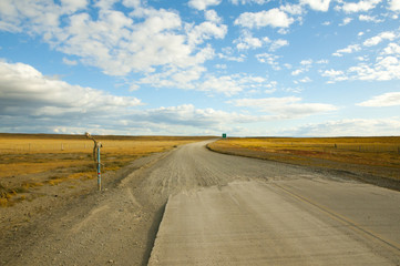 Gravel Road - Tierra Del Fuego - Chile