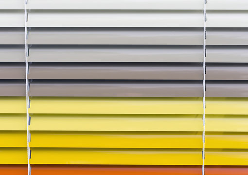 Multicolored Horizontal Blinds