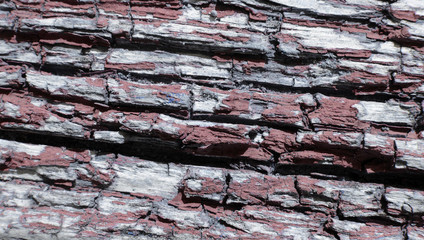 Texture of old red paint