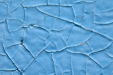 Blue background color, texture, old paint
