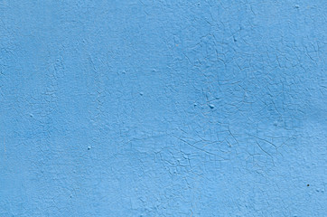 Fototapeta premium Blue background color, texture, old paint