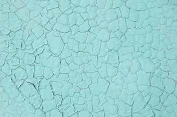 Texture of colorless old turquoise paint