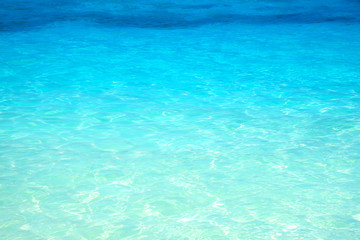 Beautiful crystal clear sea at Similan Islands Andaman Sea, Thailand.