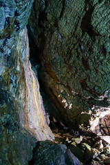 Inside Ialomitei cave, Bucegi mountains, Romania, Bucegi National Park