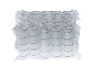 Pocket springs isolated on white background