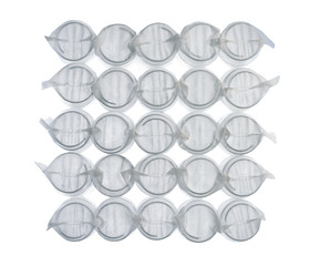 Pocket springs isolated on white background