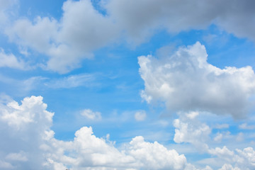 Obraz na płótnie Canvas Blue sky background with cloud strom