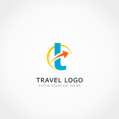 Fototapeta premium Travel Logo