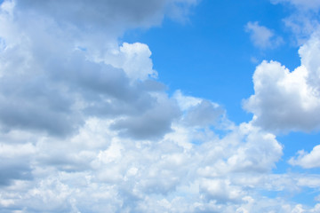 Naklejka na ściany i meble Blue sky background with cloud strom
