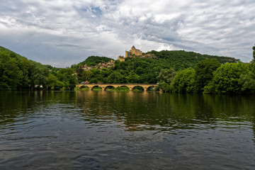 Fototapeta na wymiar Paysage château Dordogne