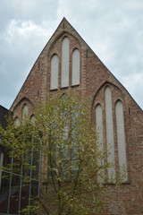 Fototapeta na wymiar Klostergebbäude in Rostock