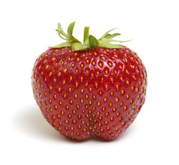Strawberry isolated on white background.
