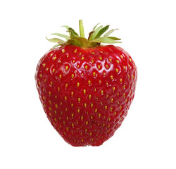 Strawberry isolated on white background.