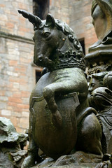 Fountain in the castle, Linlithgow, Scotland
