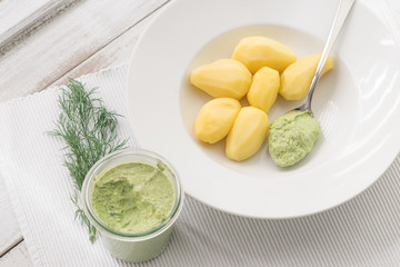 Frankfurter Grüne Sauce mit Kartoffeln