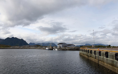 Obraz premium Laukvik, Lofoten Islands, Norway