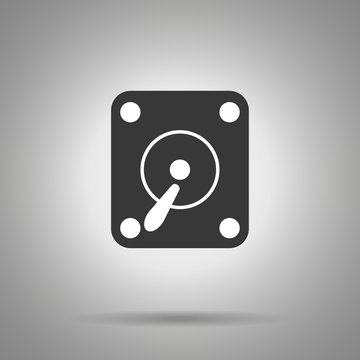 hard disk vector icon