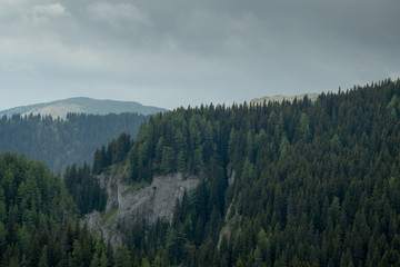 View from Bucegi mountains, Romania, Bucegi National Park