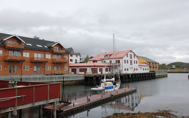 Fototapeta na wymiar Kabelvag, Lofoten, Norway