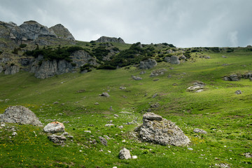 View from Bucegi mountains, Romania, Bucegi National Park