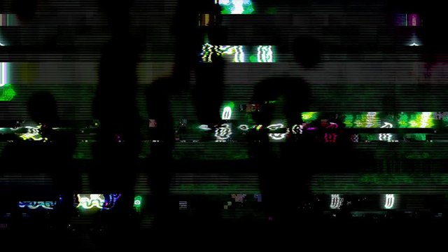 Data Glitch 025: Streaming video break down (Loop).