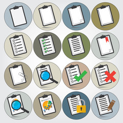 Reports icon Set