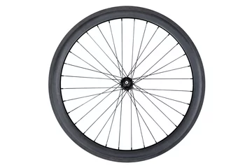 Foto op Canvas Carbon wheel for road bicycle isolated © weerapat1003
